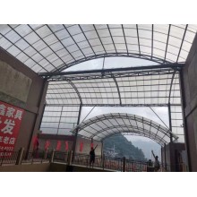 大跨度鋼架，網(wǎng)架采光頂棚用輕型防火阻燃陽光板耐力板聚碳酸酯板